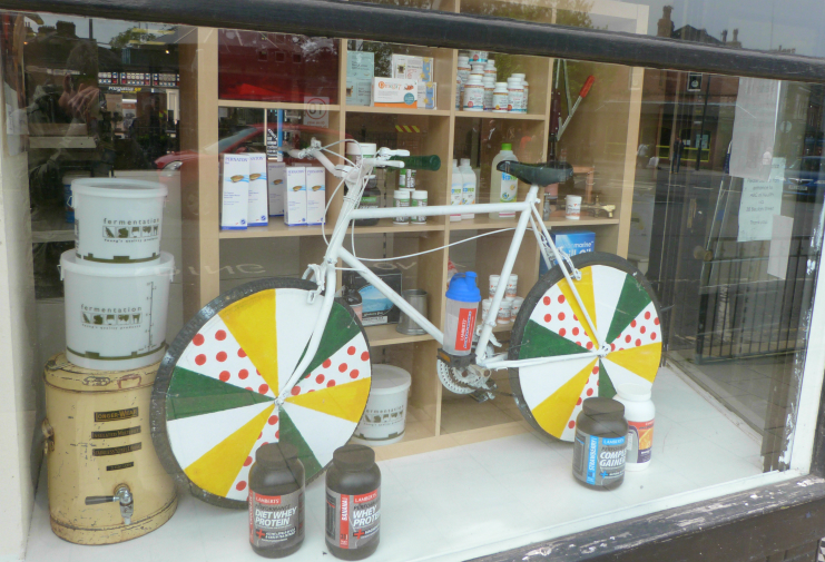 101 bicyclettes, ABC of Health, Beulah Street, Harrogate