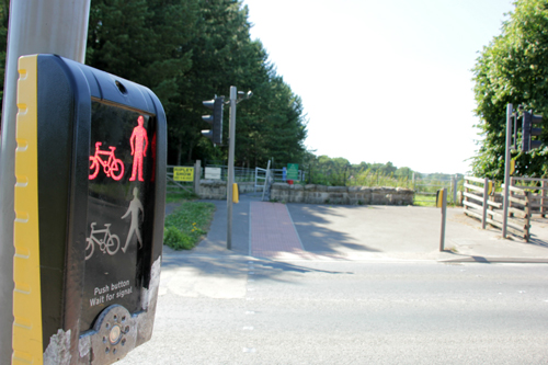 Pedestrian crossing on red