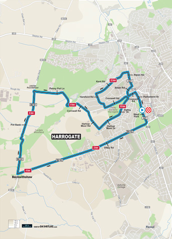 UCI 2019 Harrogate circuit