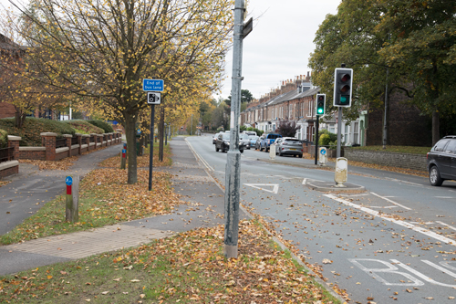 Cycle track A59 Poppleton Road, York