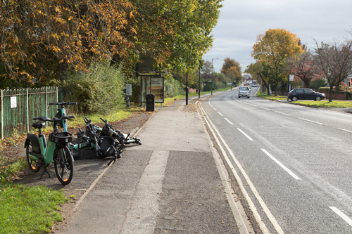 Hire bikes and scooters, A59 York