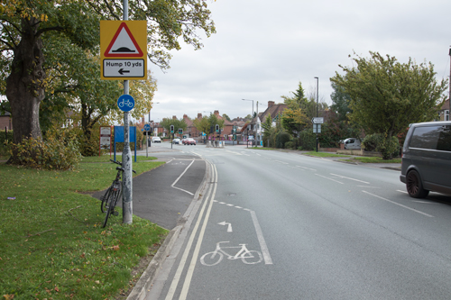 Approaching Ouse Acres junction, A59, York