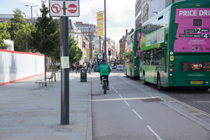 Bi-directional cycle track, Leeds