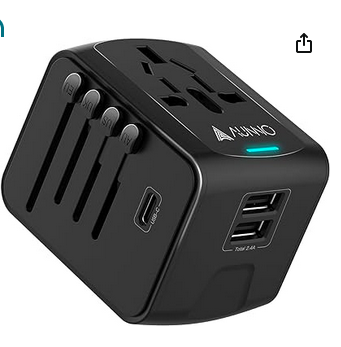 AUNNO Universal Travel Adaptor