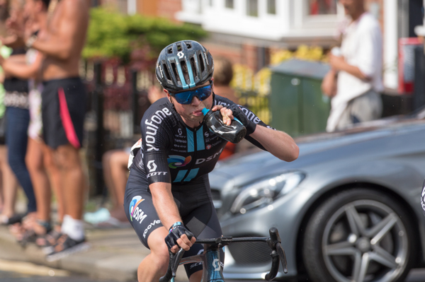 Sean Flynn at the men's road race, British Champs 2023