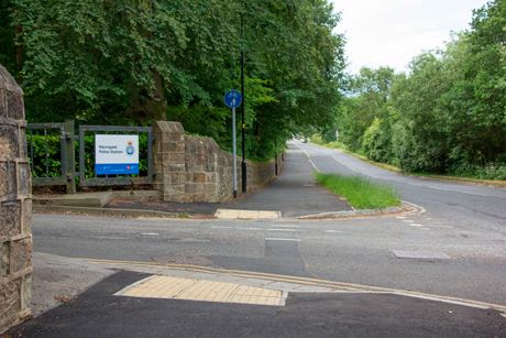 Shared use pavement on Beckwith Head Road Beckwith Head Road