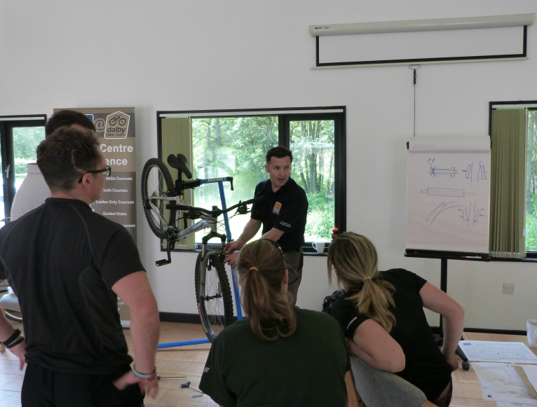 Bike maintenance course, Dalby Forest Bike maintenance course, Dalby Forest
