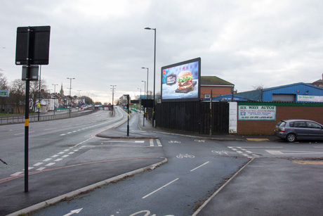Birmingham cycle superhighway, junction