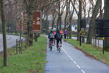 Birmingham A38 Blue Cycle Route