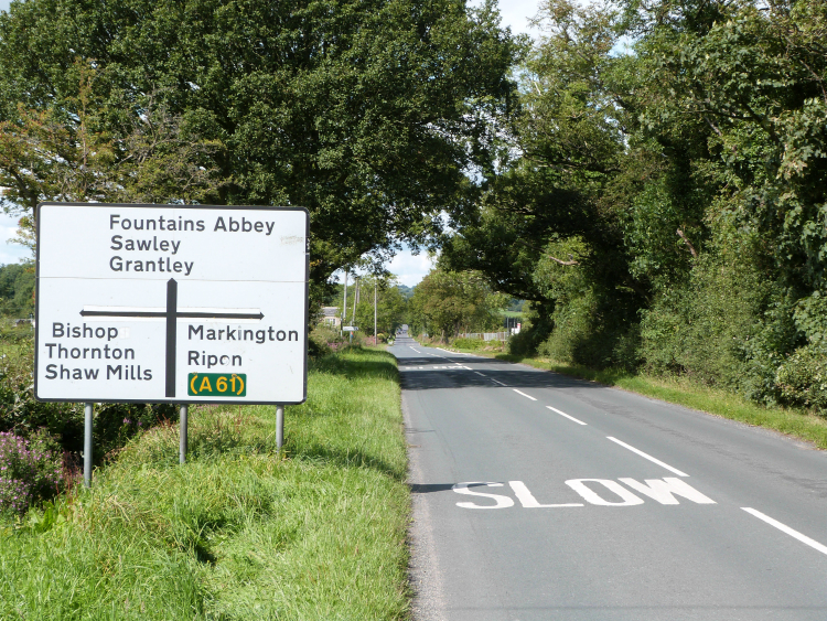 Bishop Thornton crossroads
