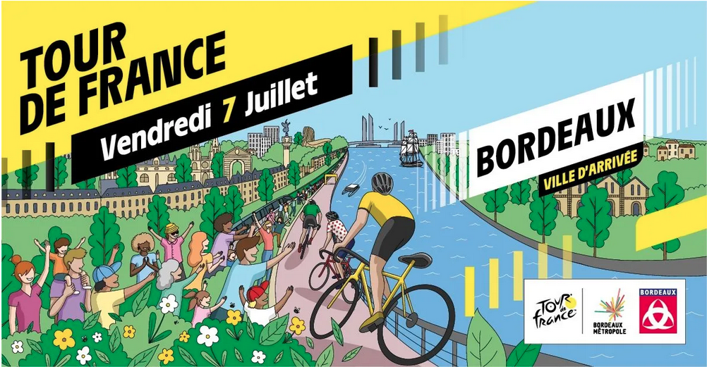 Bordeaux Tour de France graphic