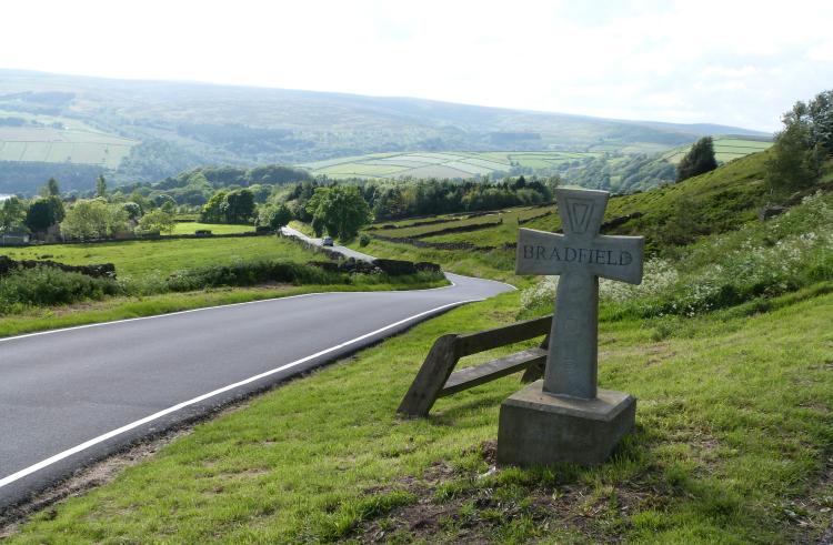 Bradfield Tour de France climb summit
