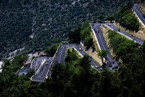 Col de Braus on Stage 20 TDF 2024