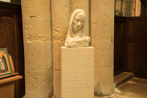 St John of Bridlington sculpture