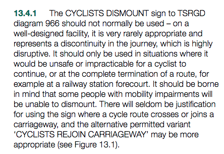 Para. 13.4.1, LTN 1/20
