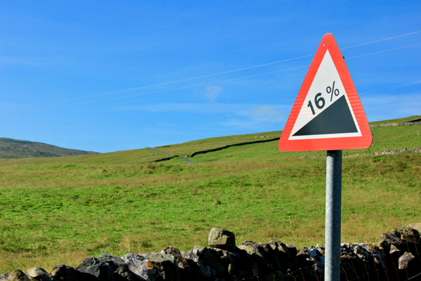 Climb from Halton Gill