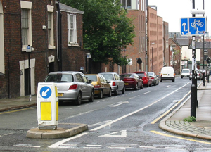 Contraflow cycling