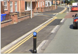 Cycle lane bollard