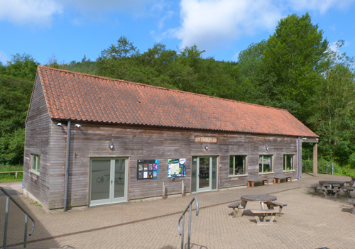 Timber café at Dalby Courtyard