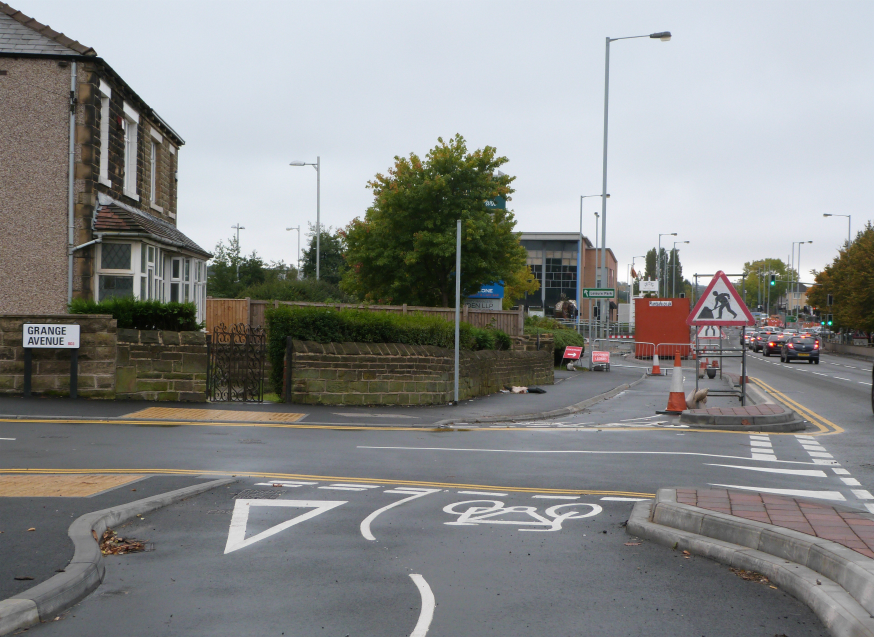 Cycle Superhighway Dick Lane Grange Avenue junction