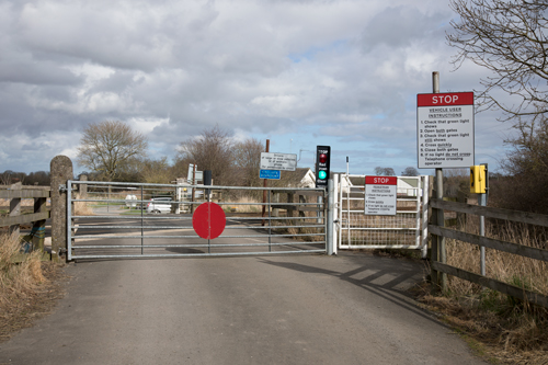 Level crossing at Outgate