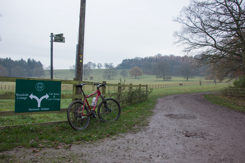 Eccup Harewood mountain bike route