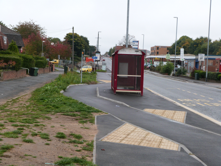 Floating bus stop, Staningley
