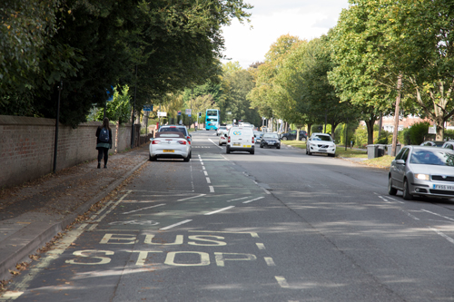 A19 Fulford car door cycle lane