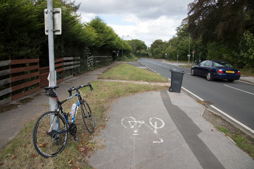 B1222 cycle path, Fulford