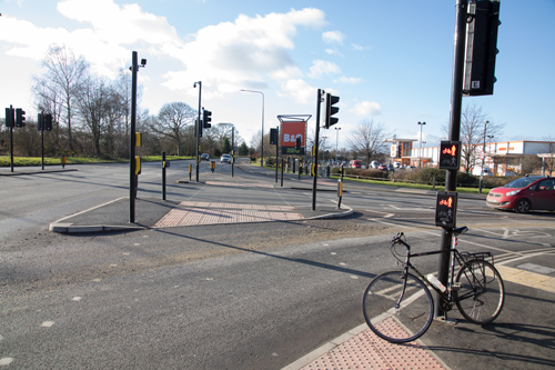 Toucan crossing at Osbaldwick Link Road