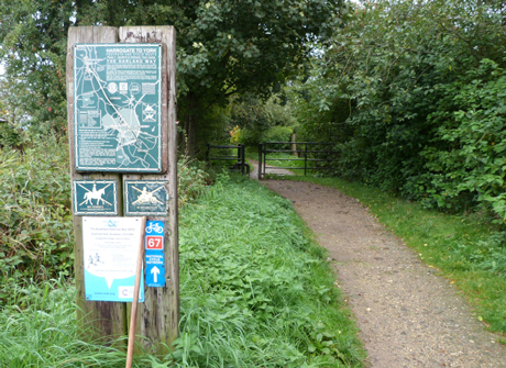 Start of Harland Way, Spofforth