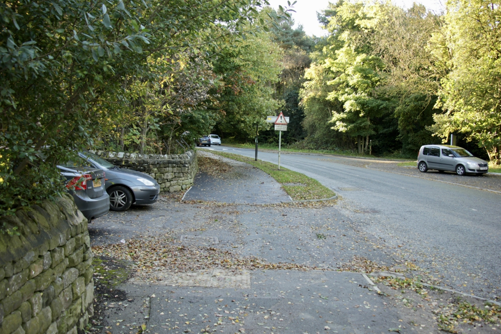 Harlow Moor Rd shared use path