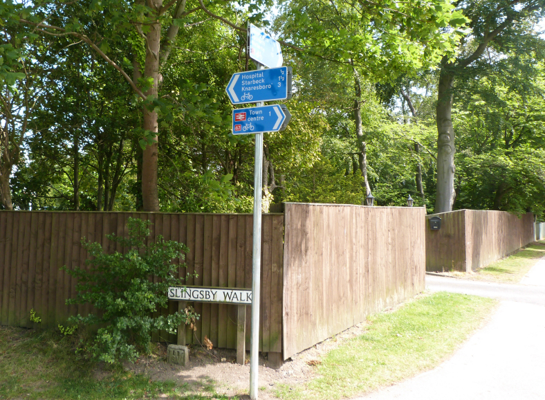 Bike route signs, Harrogate Bike route signs, Harrogate