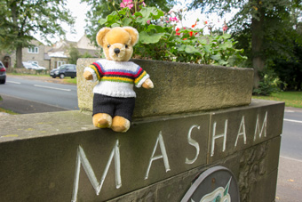 UCI World Champion bear at Masham