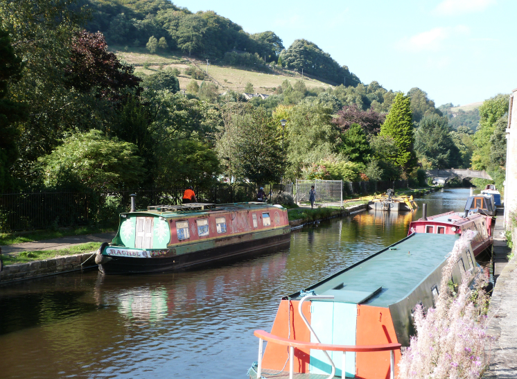 Rochdale canal, Hebden Bridge Rochdale canal, Hebden Bridge