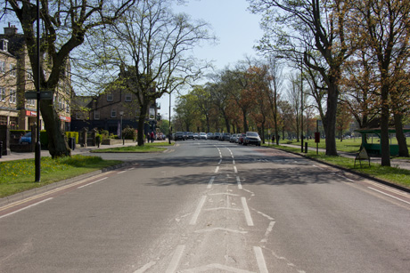 West Park cycle lane