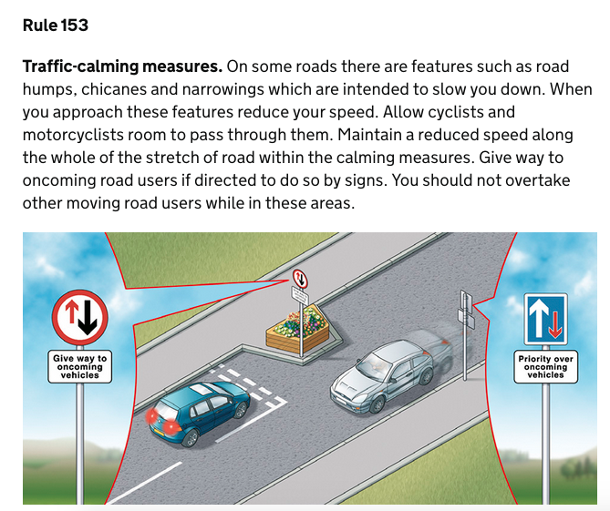 Rule 153, Highway Code