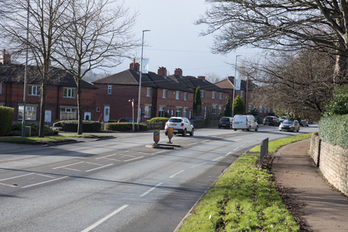Cycle Lane in Mirfield