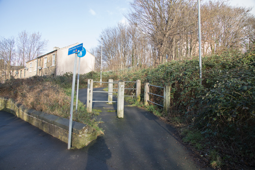 Start of the Birkby Bradley Greenway
