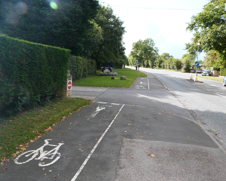 A59 cycle way near Knaresborough A59 cycle way near Knaresborough