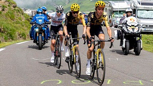 Kuss, Vingegaard and Pogacar