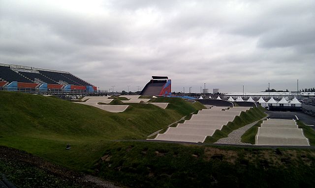 BMX track at the Lee Valley VeloPark BMX track at the Lee Valley VeloPark