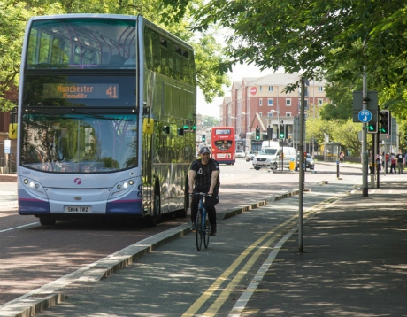 Bike lane, Manchester