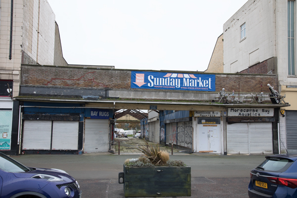 The former Sunday Market, Morecambe