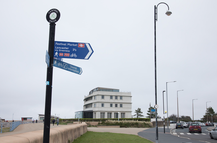 Midland Hotel and the Promenade, Morecambe