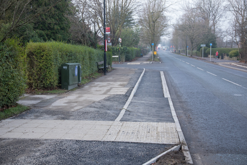Otley Road Cycleway at Pannal Ash Drive