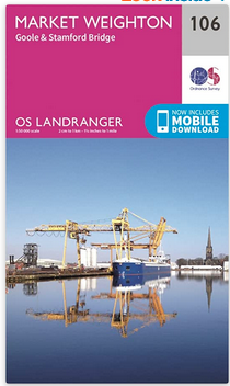OS Landranger 106 Market Weighton