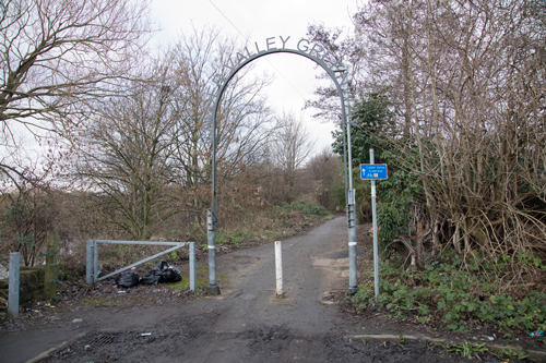 Entrance to Calder Valley Greenway