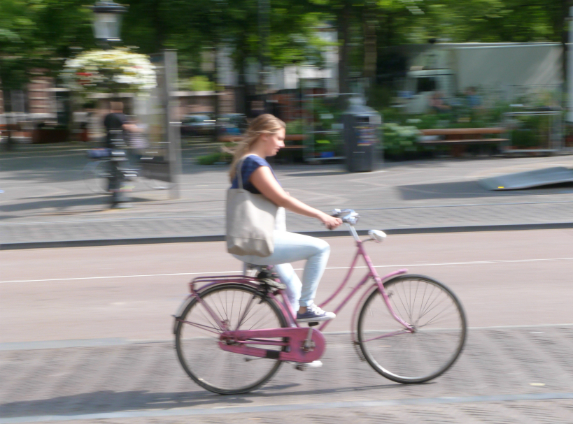 Cyclist in Utrecht Cyclist in Utrecht