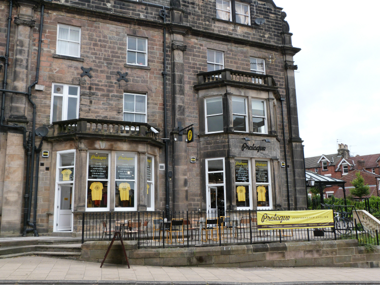 Prologue cycle shop Harrogate, from outside